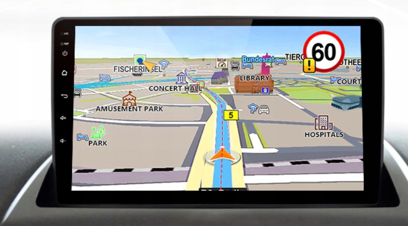 RADIO ANDROID BMW X3 E83 2004-2012 8CO 4/64 DSP Złącza AUX minijack RCA Pre-out (przedwzmacniacz) RCA Sub-out (subwoofer) USB