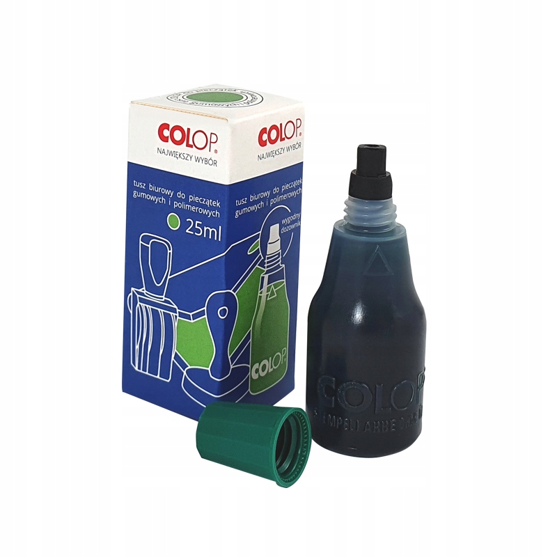Tusz do pieczątek standardowy Colop 25 ml 5 kolorów Pojemność 25 ml