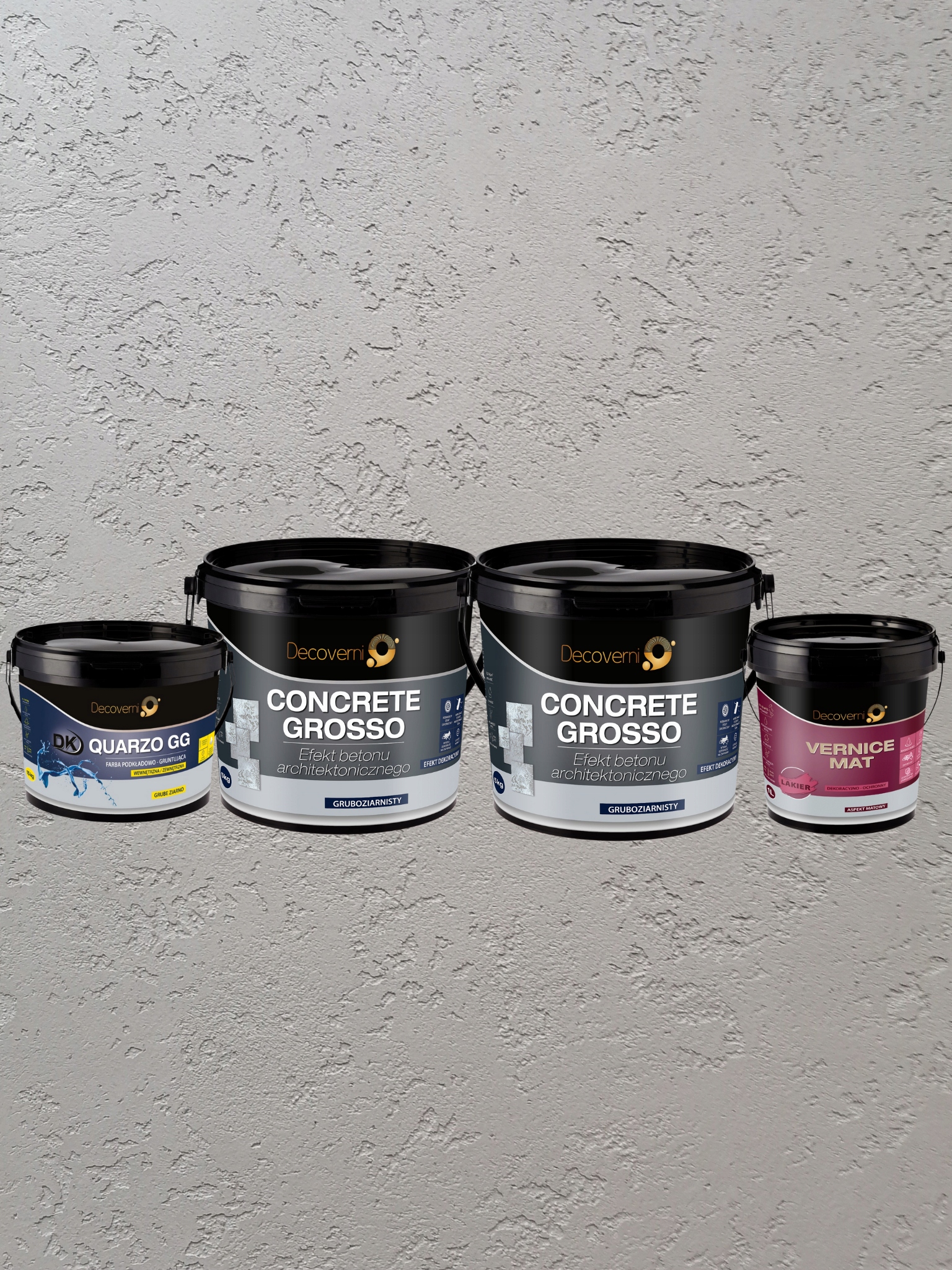 Betón Concrete Grosso 10KG sada 5 m2 Brown Bronz