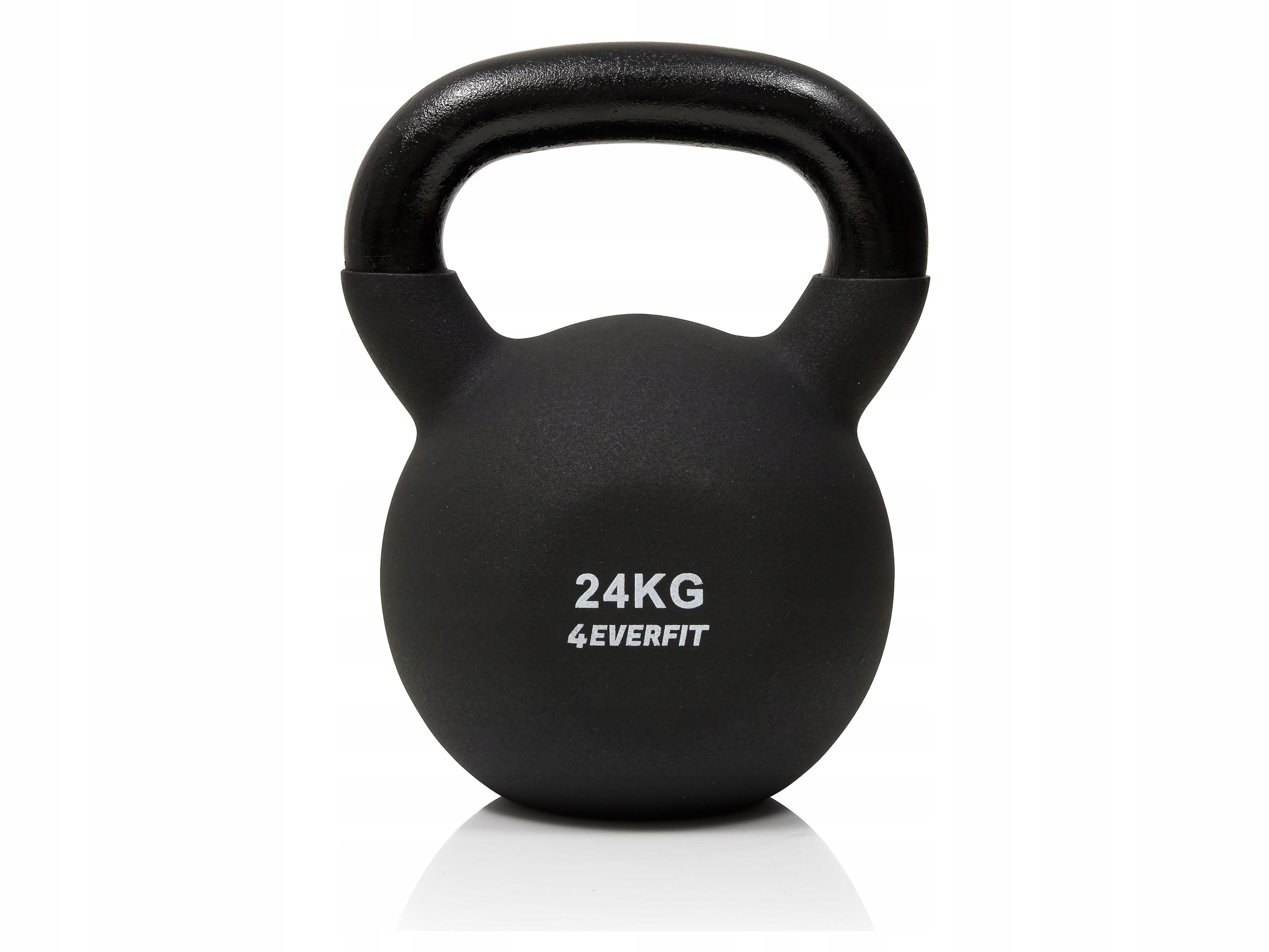 4EVERFIT Kettlebell 24kg Odważnik Hantel Żeliwny neoprenowe pokrycie