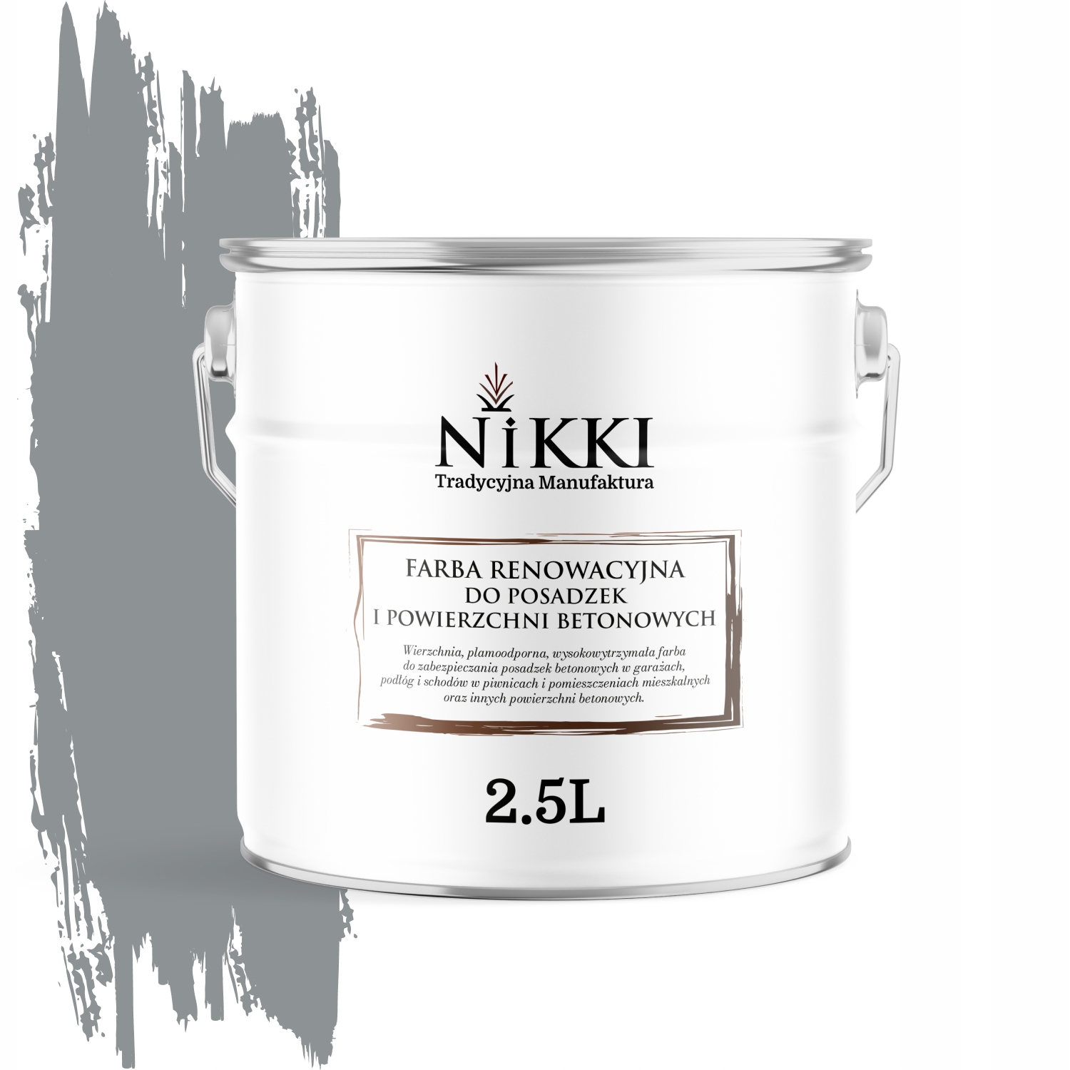 Farba Na Renováciu Betónových Podláh 2,5 L Šedá RAL7045 Saténová