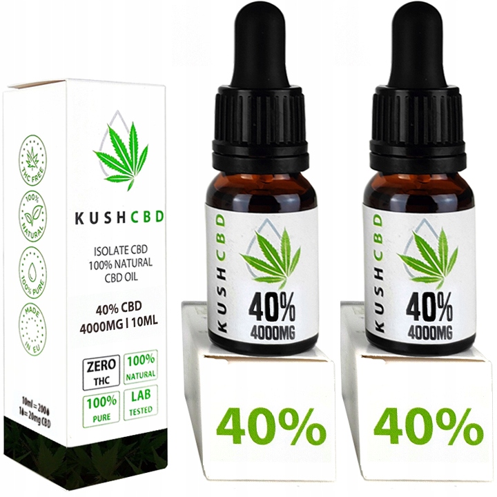 

Olejek konopny Cbd Pure 40% 8000mg 2x 10ml