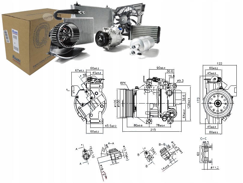 NIS89443 Kompresor Klimatizace Toyota Auris, Coro Asistent řidiče #33