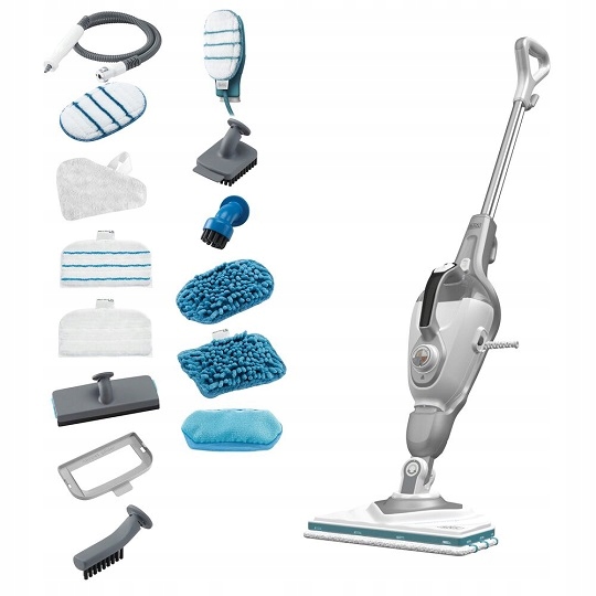 Black+decker Mop Parowy 2w1 1600W 17ACC BHSM1615DSG Rękawica Parowa