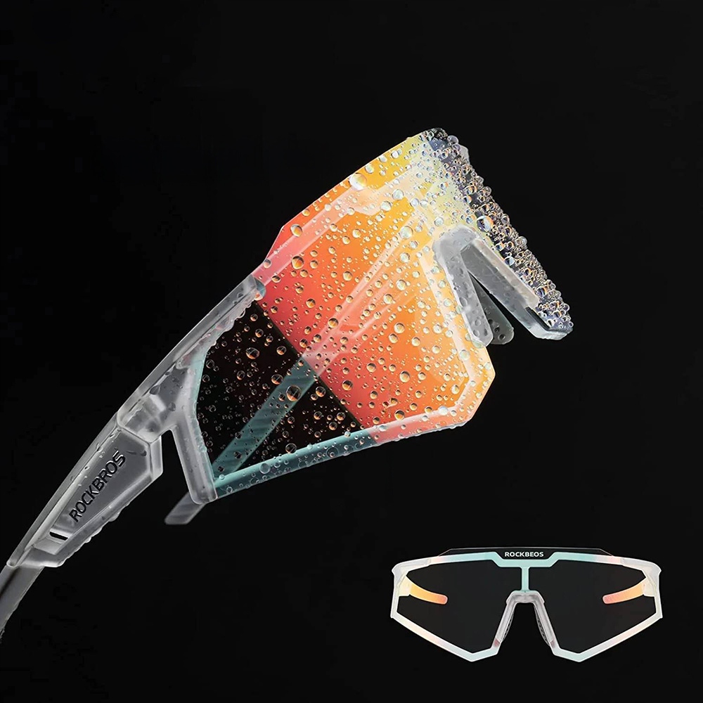 ROCKBROS OKULARY ROWEROWE SPORTOWE NA ROWER FOTOCHROMOWE UV400 FOTOCHROM Marka Rockbros