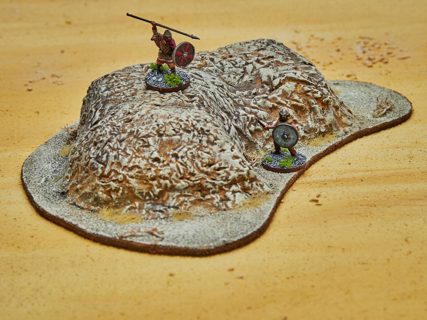 Góra 01 wzgórze pustynne gry bitewne stół diorama Rodzaj element terenu