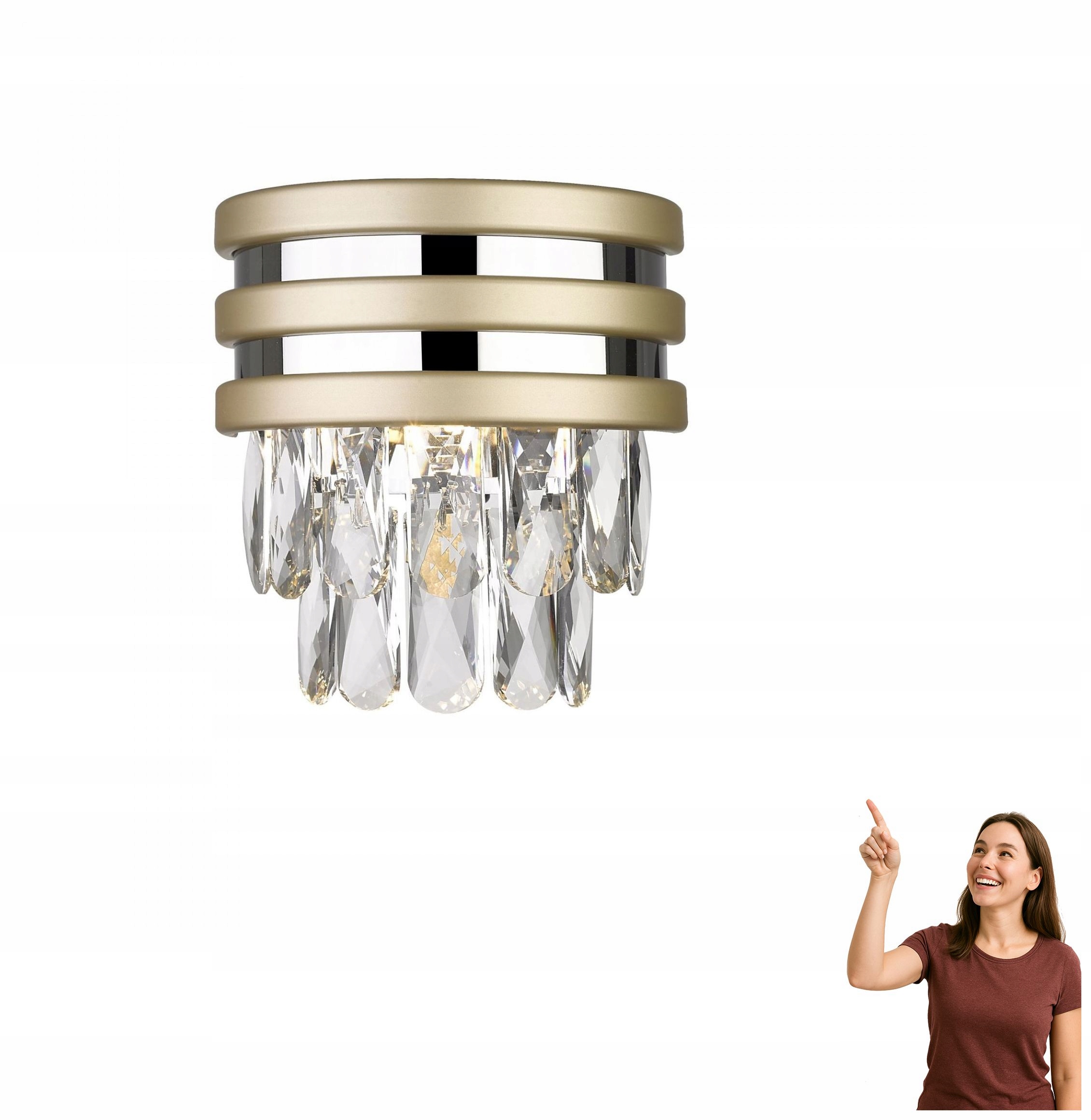 Nástenná lampa Naica W0525-01A-V6B5 Zuma Line
