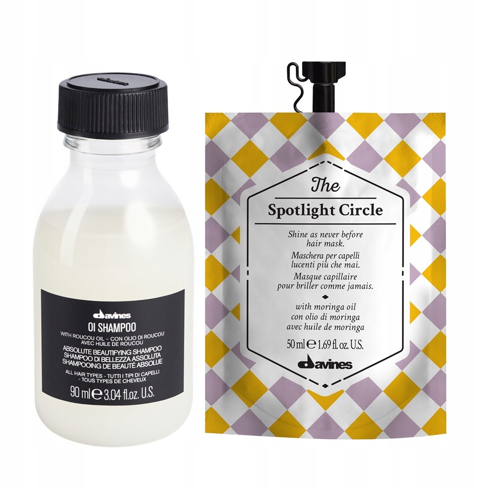 Davines Oi Oil Šampon Set Shine Maska