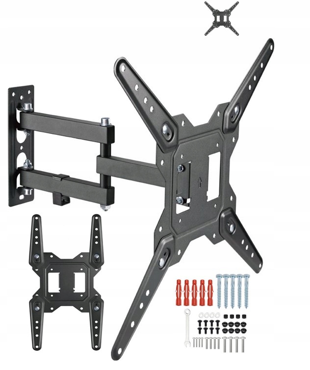 Otočný Pohyblivý Držák Pro Televizor 43TL5A63DG Toshiba, Pevný Nástěnný