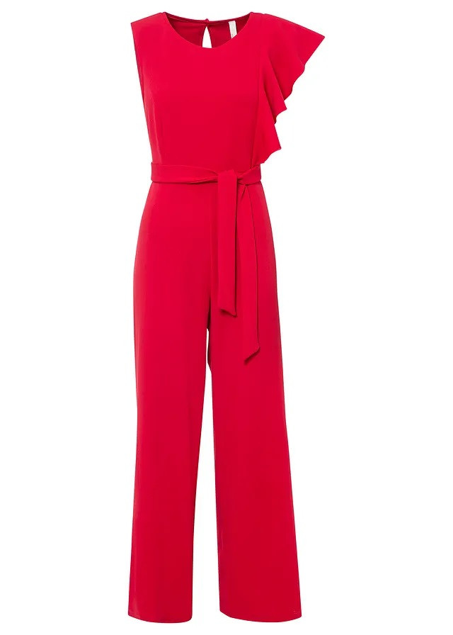 BPC KOMBINEZON Z KOKARKDĄ I FALBANĄ NA RAMIENIU 48/50