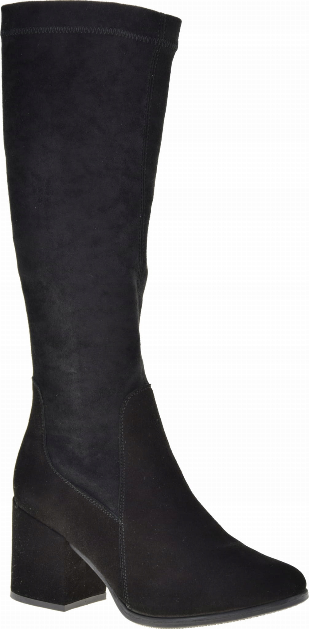 Elegantní dámské kozačky s Lycrou Acord 1617 z přírodní semišové kůže VEL.37