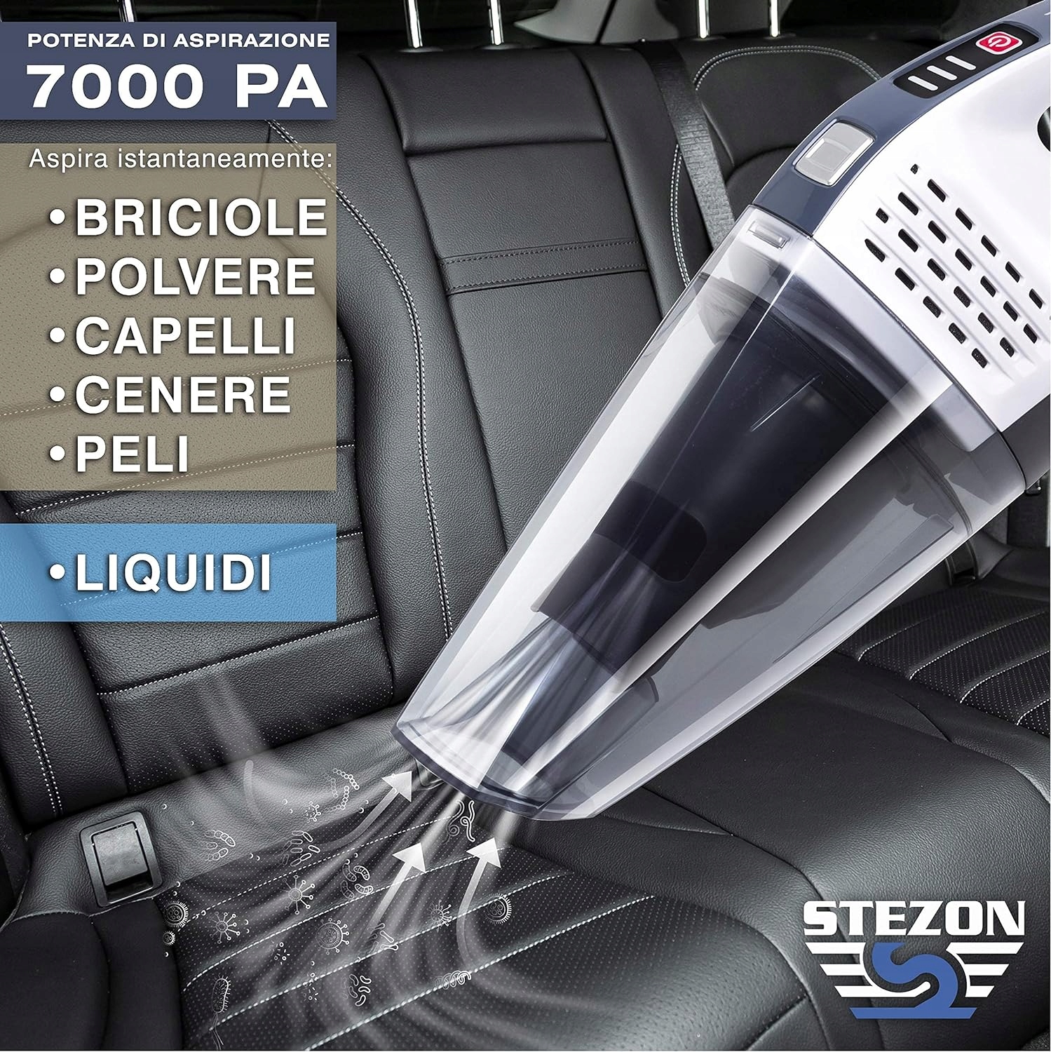 ODKURZACZ RĘCZNY AKUMULATOROWY BEZPRZEWODOWY SAMOCHODOWY NA MOKRO I SUCHO Marka inna