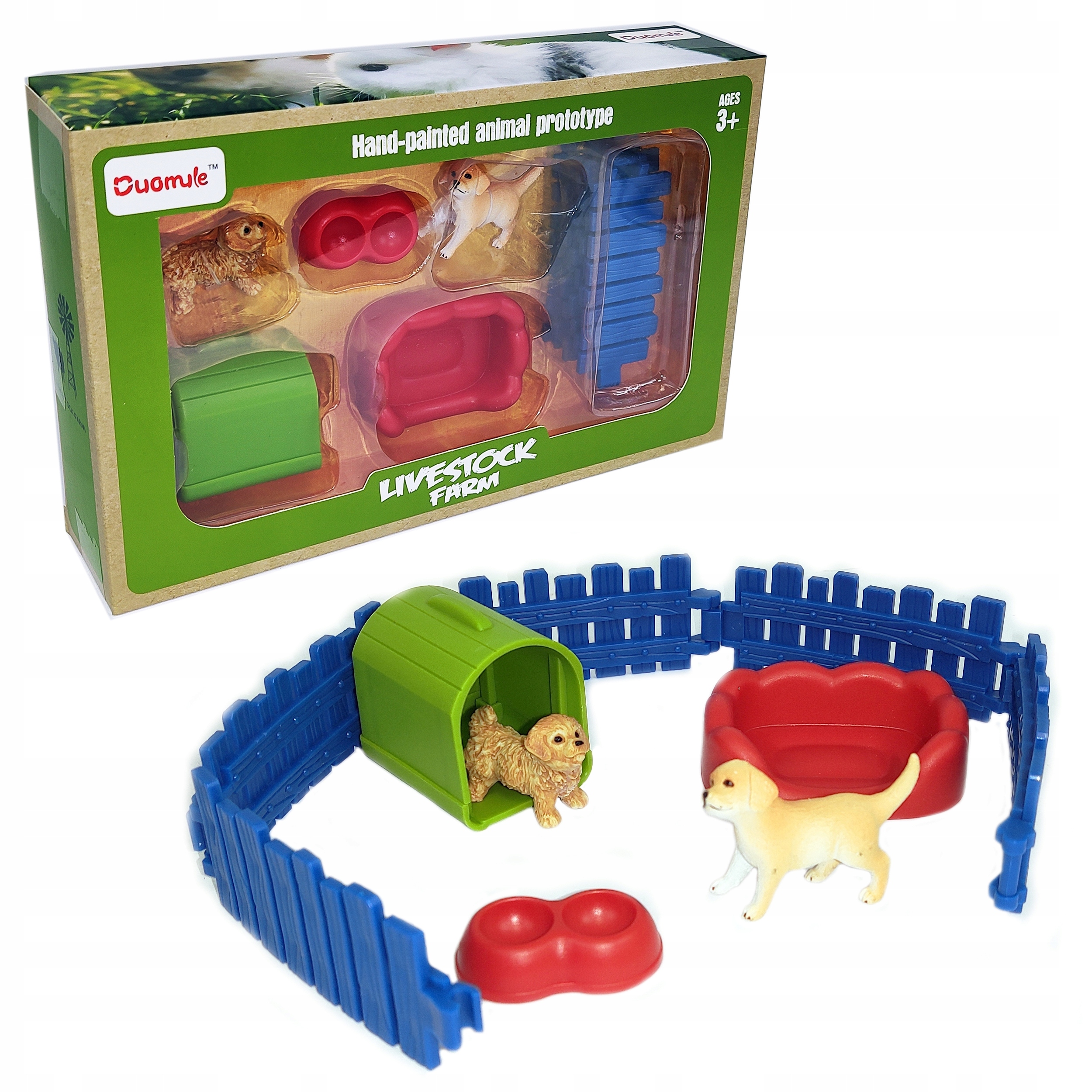 

Zestaw Zwierzęta Psy Z Akcesoriami Q7060 Swede