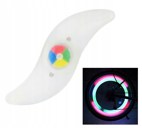 

Lampka Led Na Szprychy Koła Do Roweru Oświetlenie