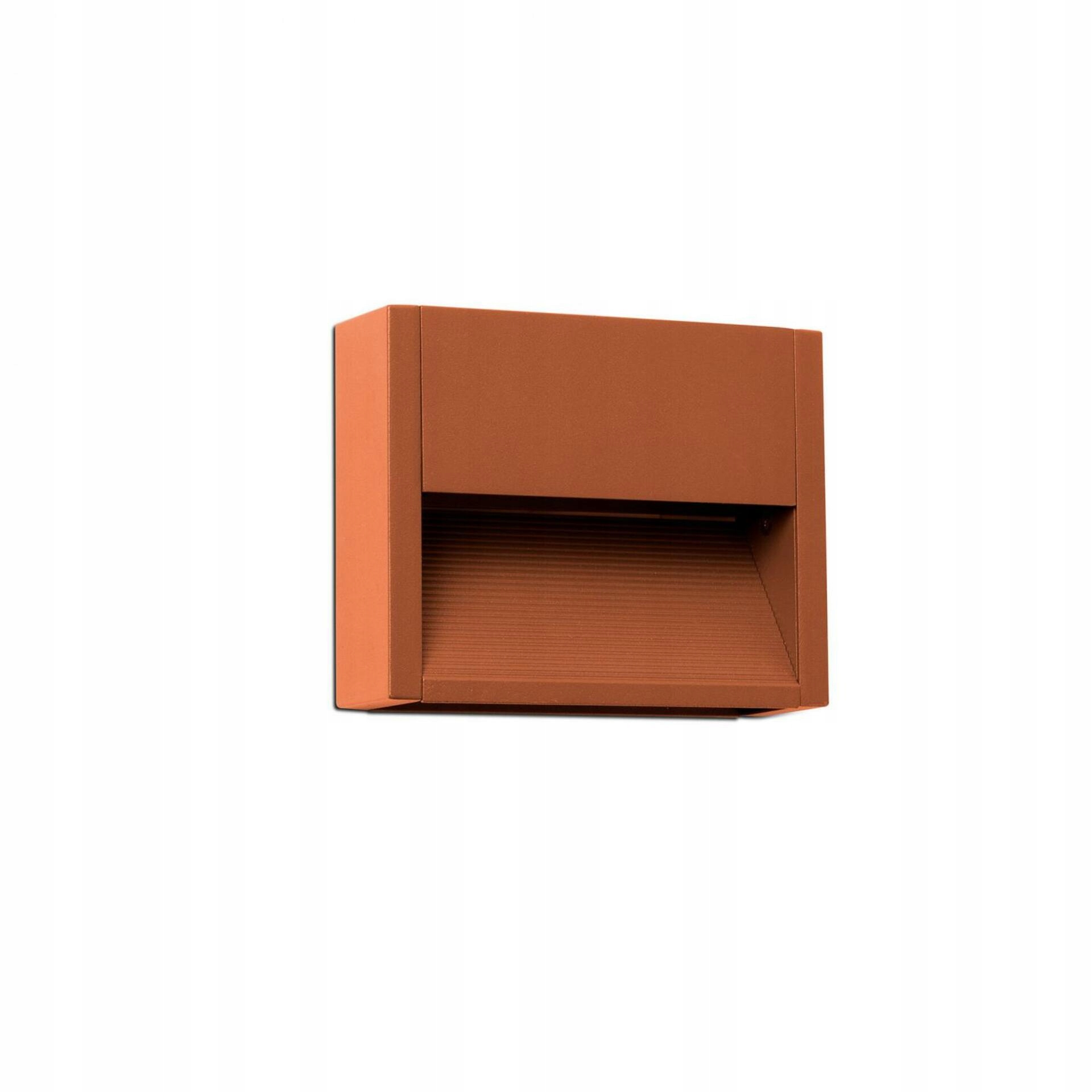 Nástenná Led lampa Faro Grada 157 hrdzavá, IP54, 3W, 3000K