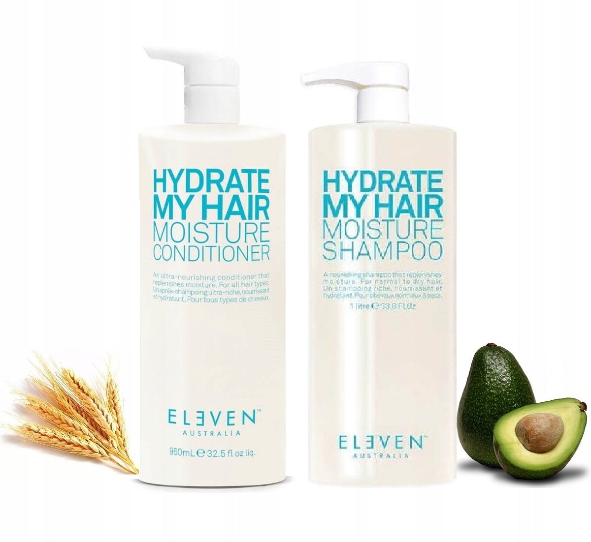 Intenzivní Hydratační Sada Šampon Kondicionér Eleven Australia 2x960 Ml