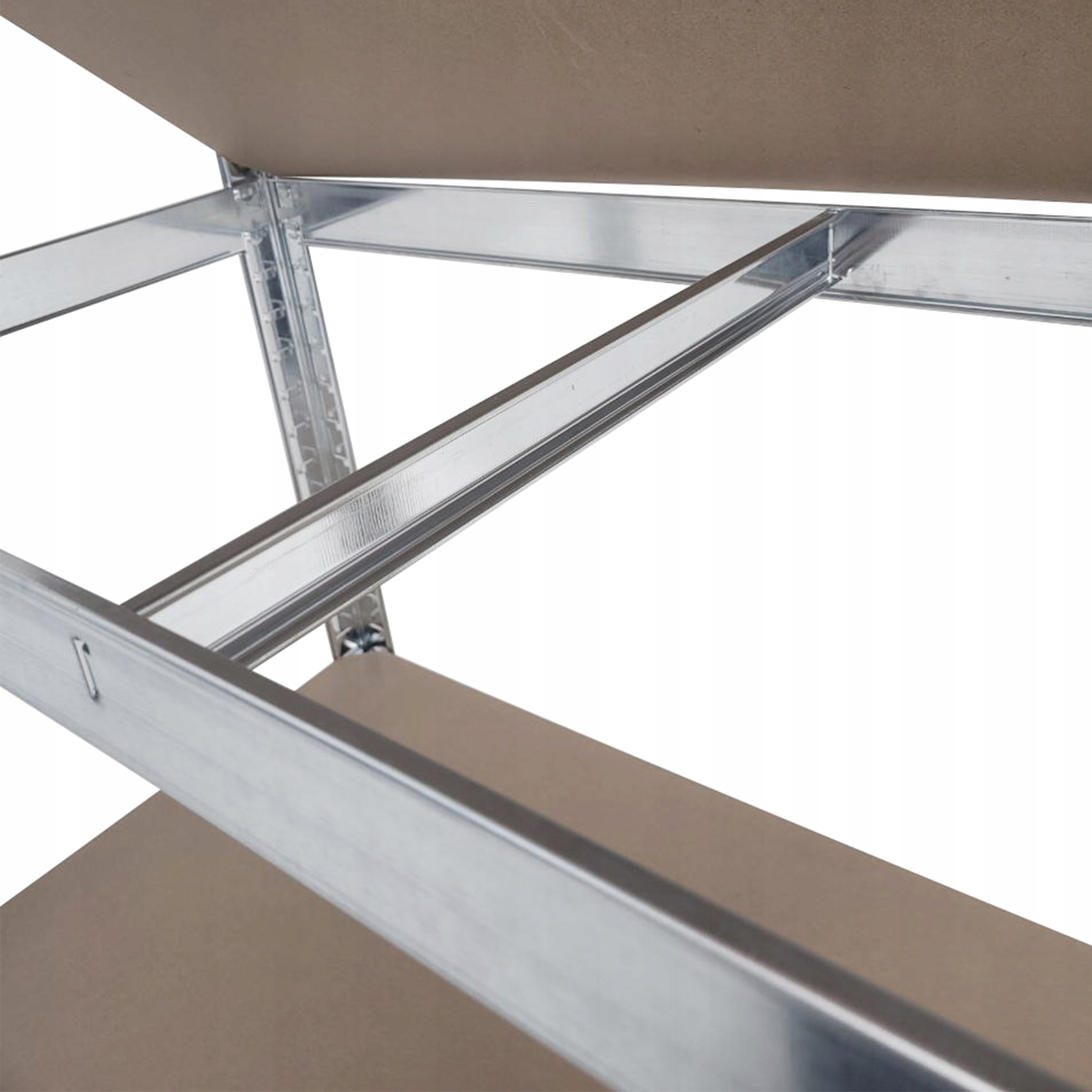 REGAŁ MAGAZYNOWY GARAŻOWY PIWNICY MOCNY METALOWY SZAFKA 150x75x30 4 PÓŁKI Wysokość produktu 150 cm