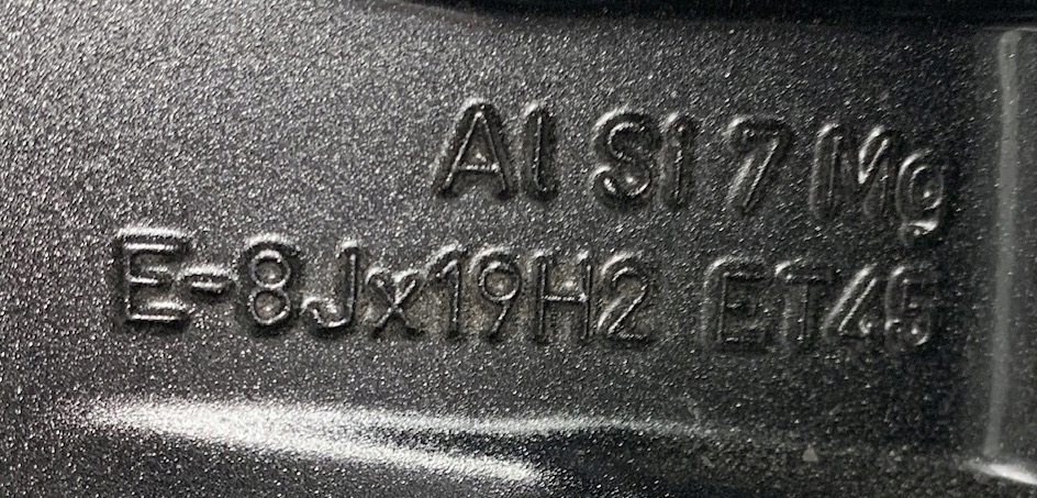 disk AUDI Q4 E-TRON 19 CALI 8J ET45 89A601025C