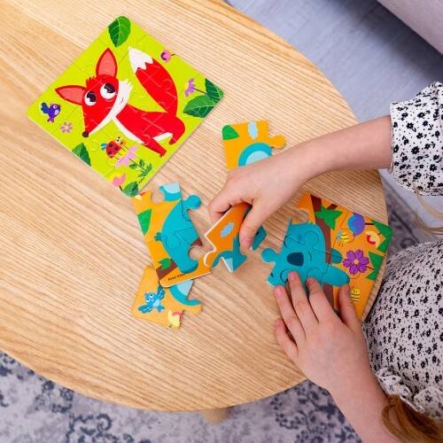 PIANKOWE PUZZLE 2W1 LISEK KOALA DLA NAJMŁODSZYCH UKŁADANKA ROTER KAFER Płeć chłopcy dziewczynki