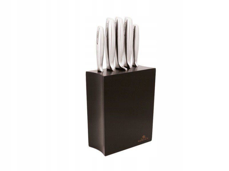 Gerlach 993 Modern sada kuchynských nožov (5ks) v čiernom bloku