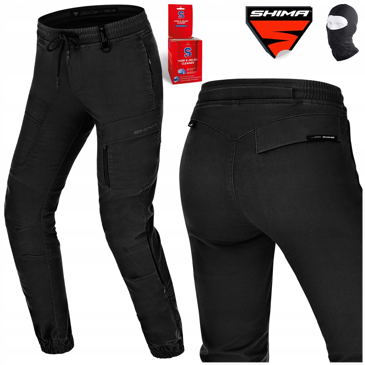 Motocyklové Nohavice Shima Joggsy Čierne Dámske Joggery Darčeky