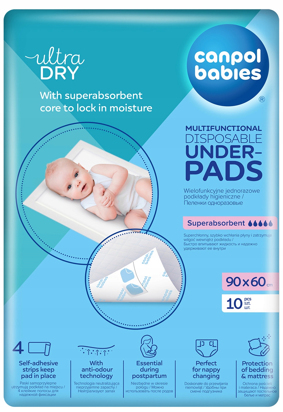 CANPOL WIELOFUNKCYJNE PODKŁADY HIGIENICZNE 78/002 Kod producenta 78/002