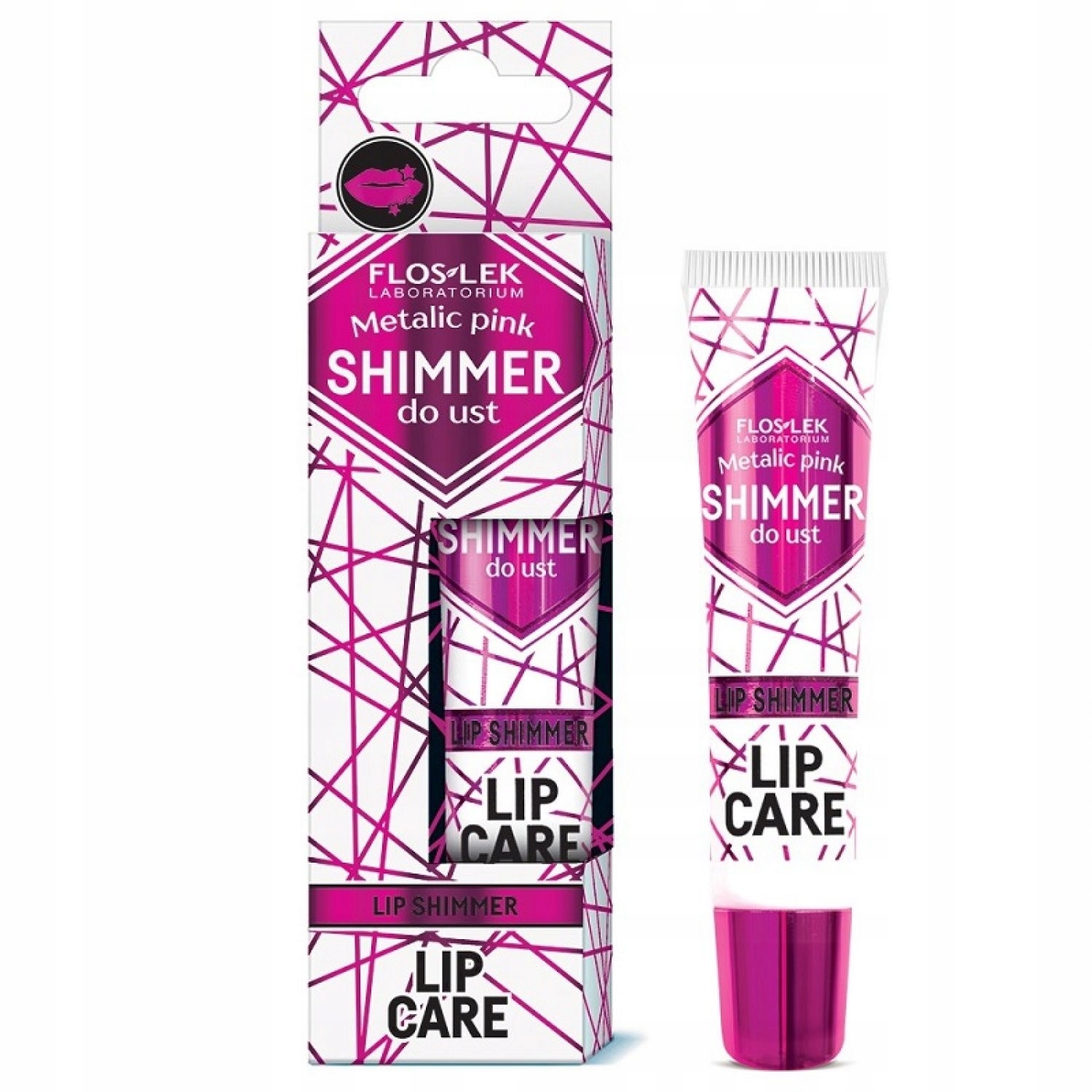 

Lip Care Shimmer do ust metalic pink 10 g