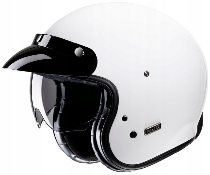 Hjc V31 Biela Motocyklová Prilba Otvorená Jet