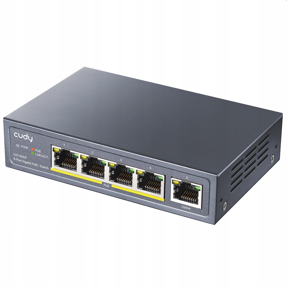 Cudy GS1005P 5-Port Gigabit PoE+ Switch 60W GS1005P