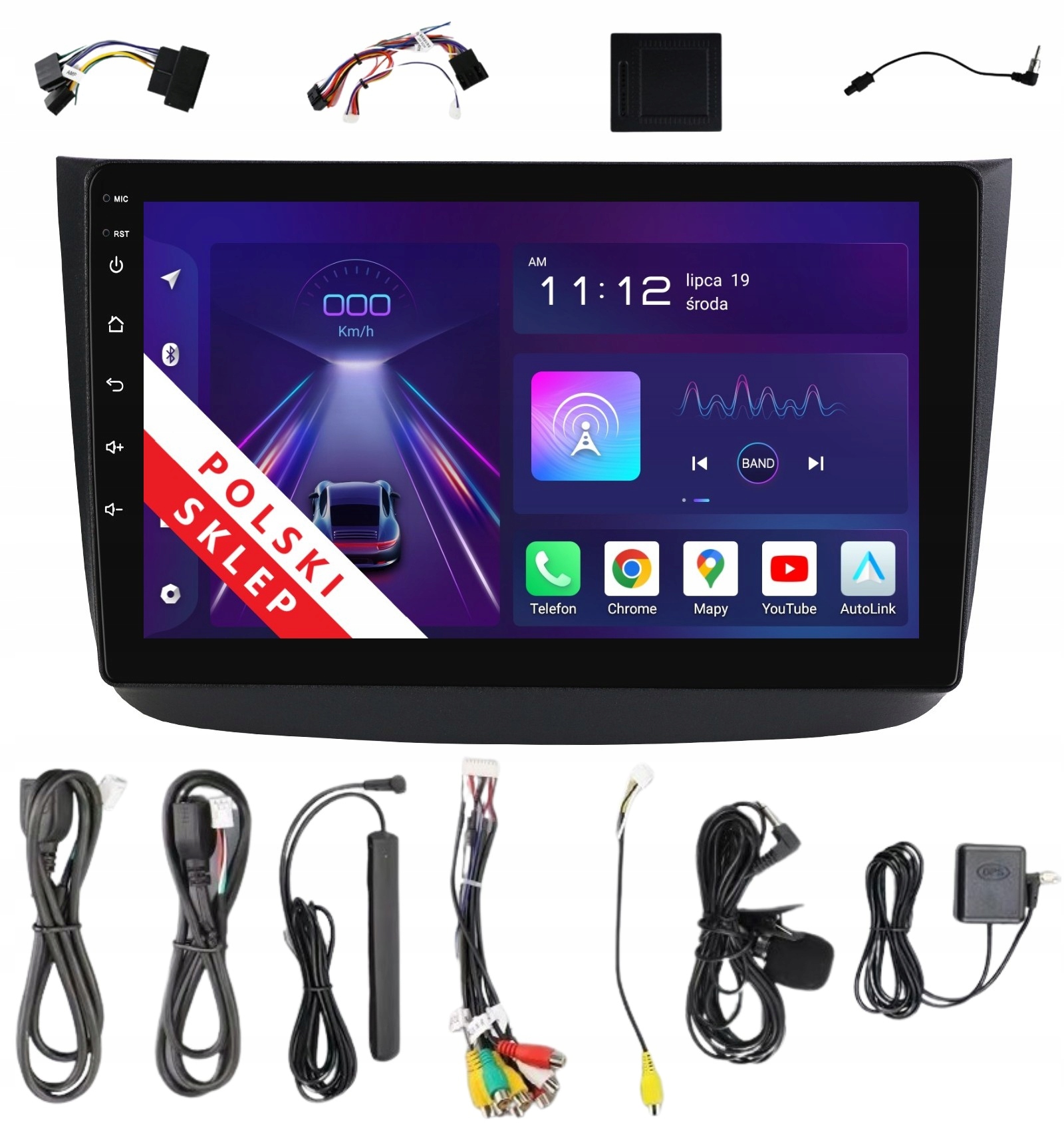 Navigace Rádio 2DIN Android Mercedes Vito Viano W639 8 Gb Lte Dsp Carplay