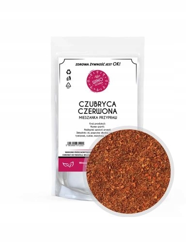 3x Winoszarnia Czubryca Czubrica červená 500g Koření