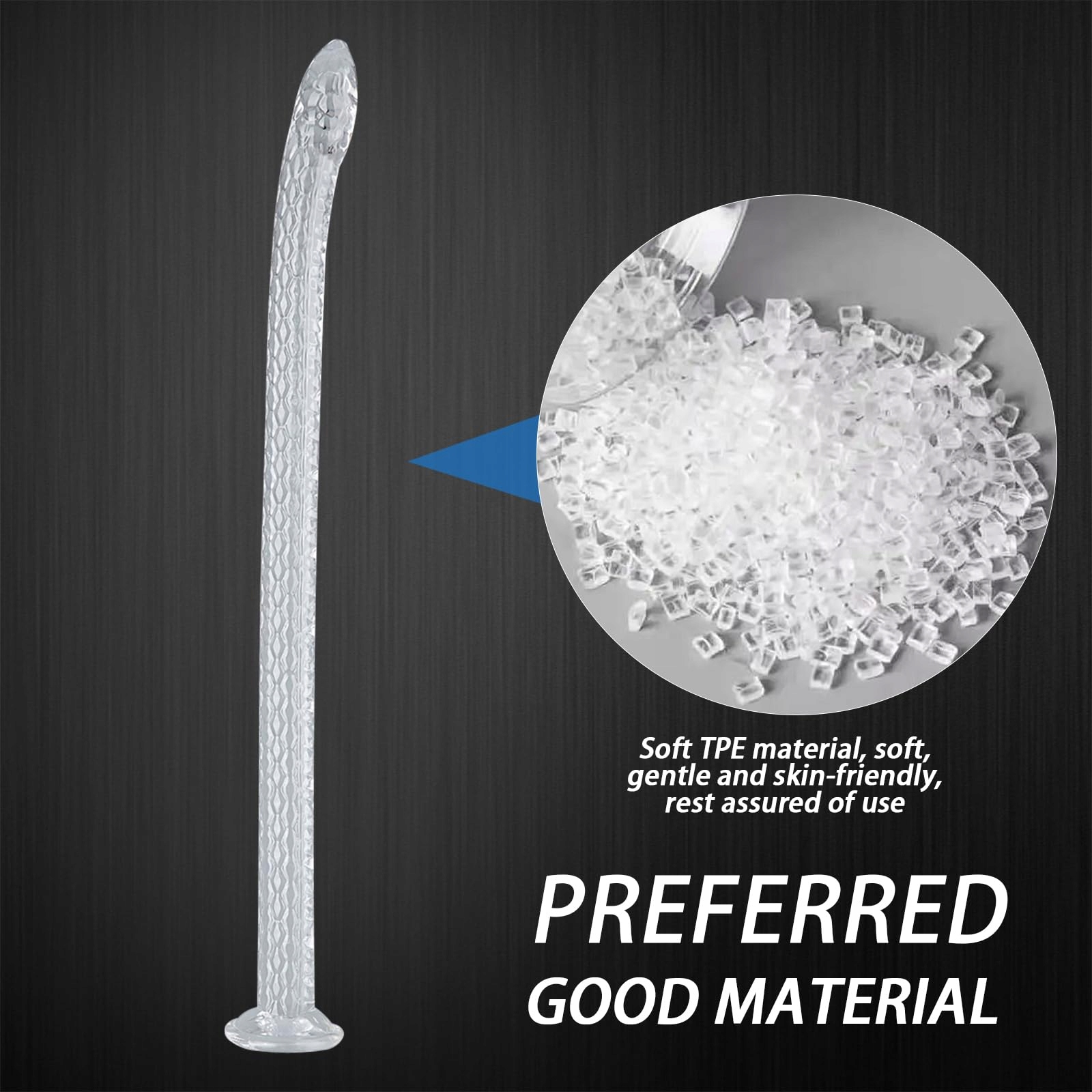 EXTRA LONG DILDO Analny 45cm Z Przyssawką Dla Kobiet I Mężczyzn — miniatura 3