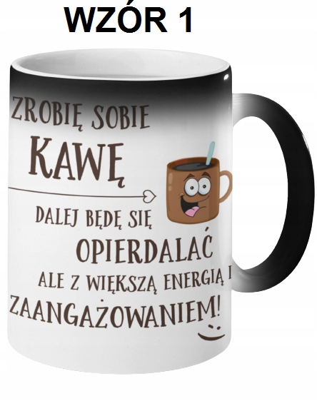 KUBEK MAGICZNY UPOMINEK KAWA PRACA KOLEŻANKA Pojemność 330 ml