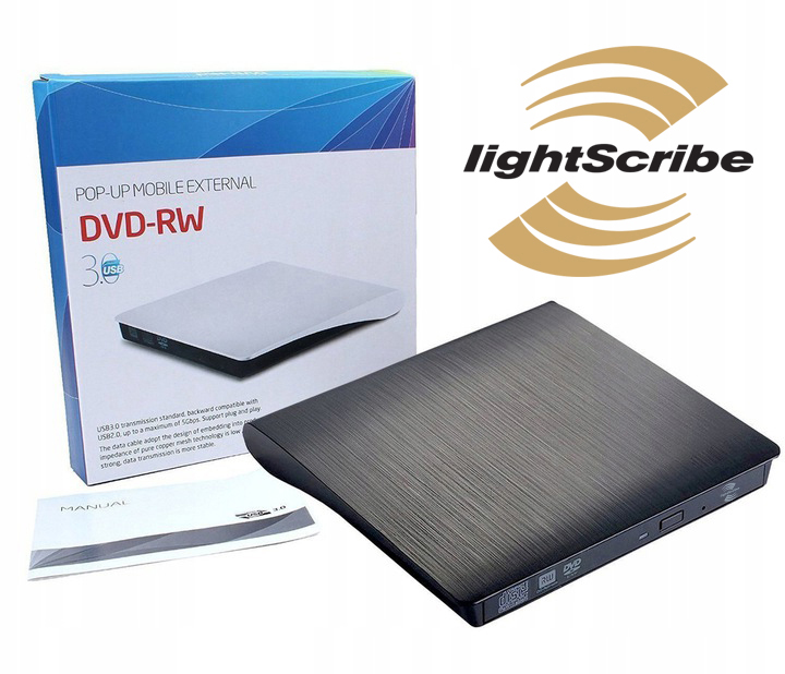 NAGRYWARKA NAPĘD LightScribe DVD-RW NA USB 3.0