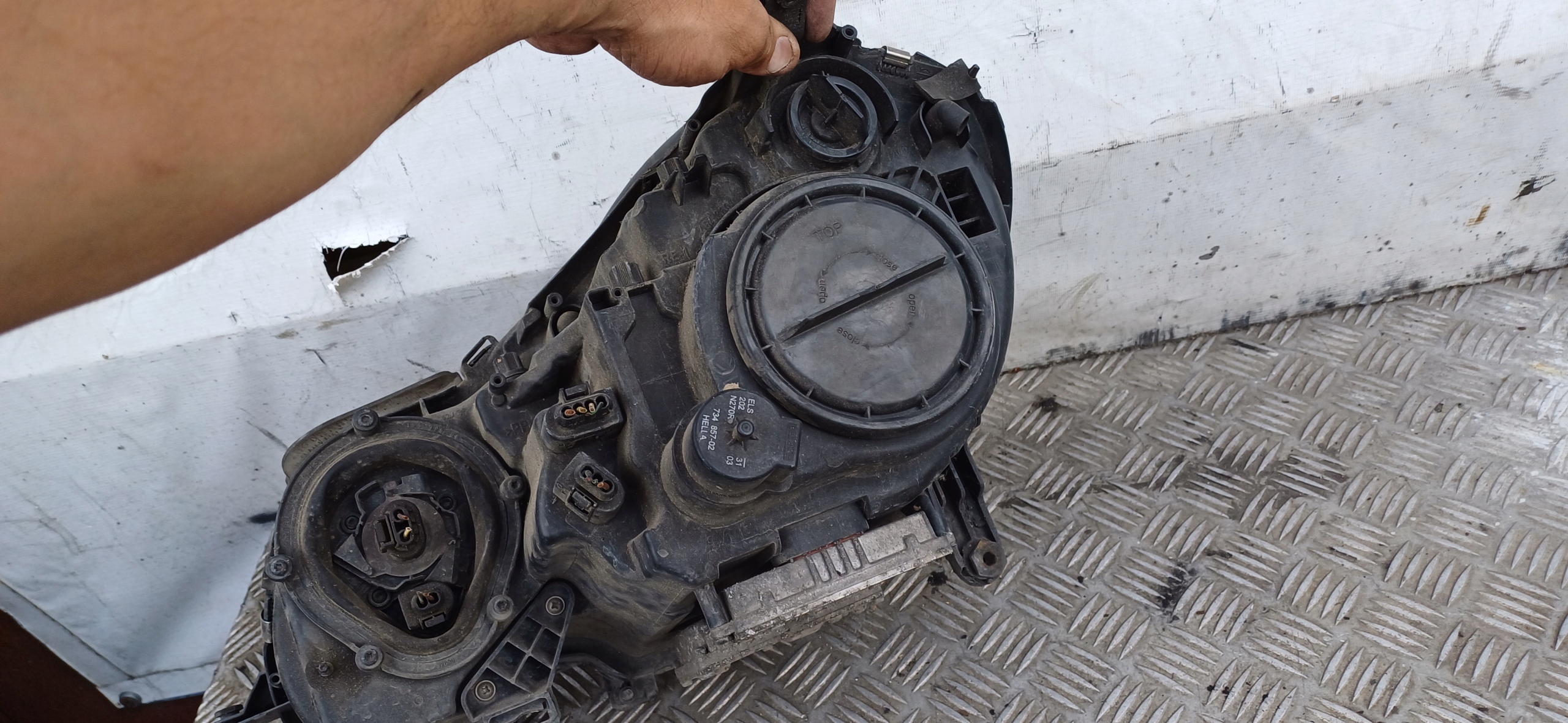 MERCEDES W211 light right front XENON positioning EUROPA
