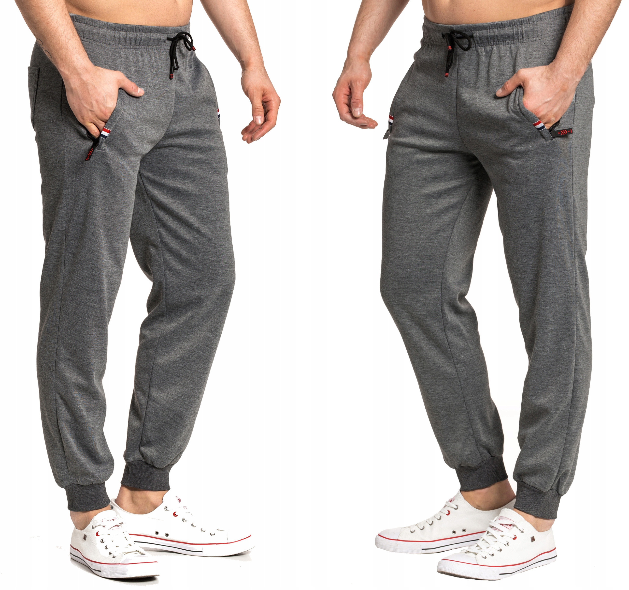 

Spodnie Dresowe Dresy Joggery No2 - Grafit - XXL