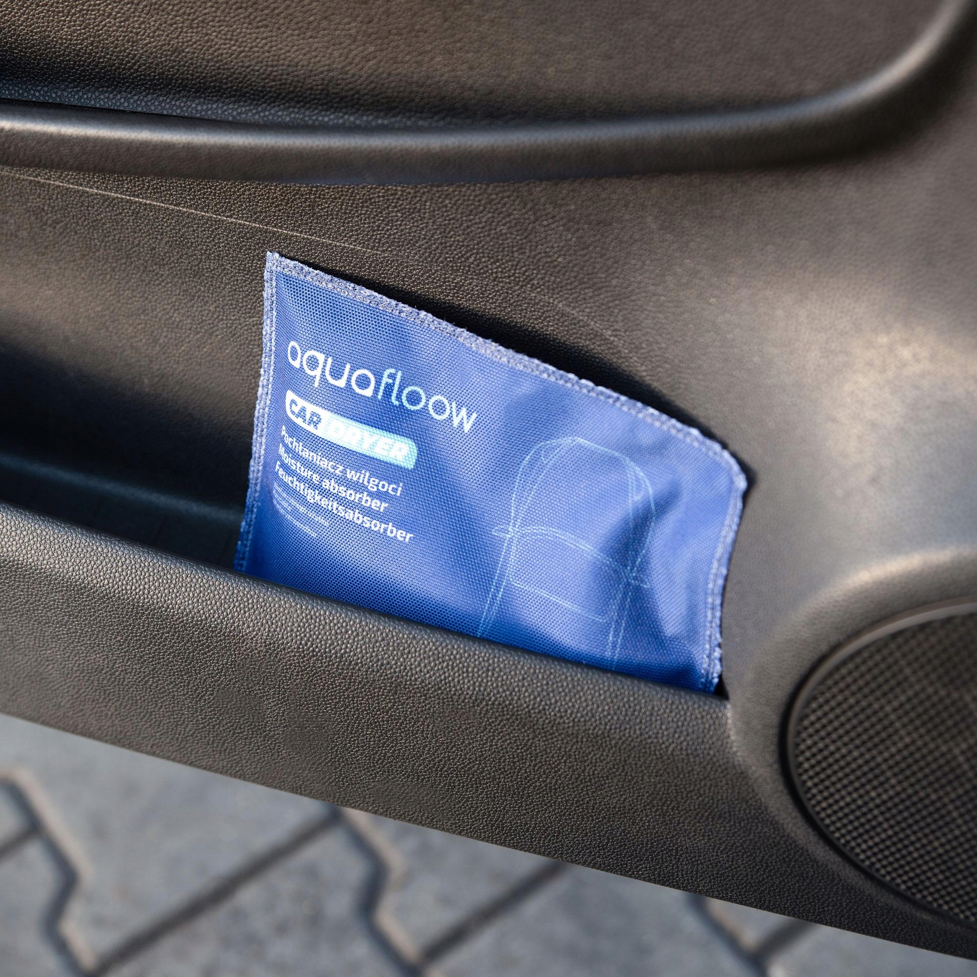 Pochłaniacz wilgoci do samochodu auta samochodowy osuszacz 200g AquaFloow Stan opakowania oryginalne