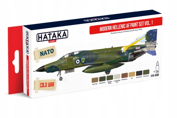 Hataka AS68 Modern Hellenic Af Paint Set vol. 1
