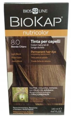 BioKap Barva Nutricolor 8.0 Světlý blond