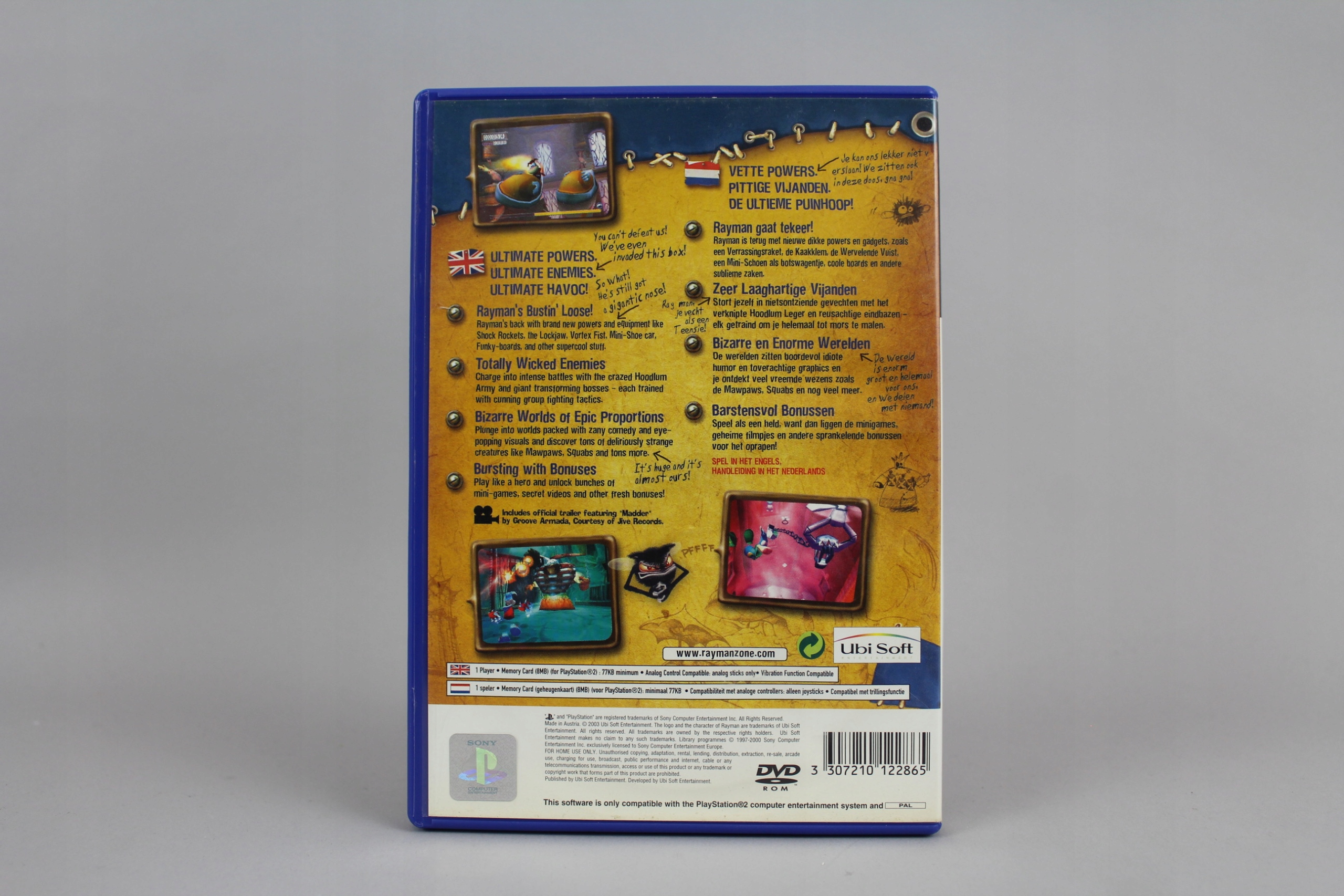 RAYMAN 3 HOODLUM HAVOC PS2 EAN (GTIN) 3307210137340