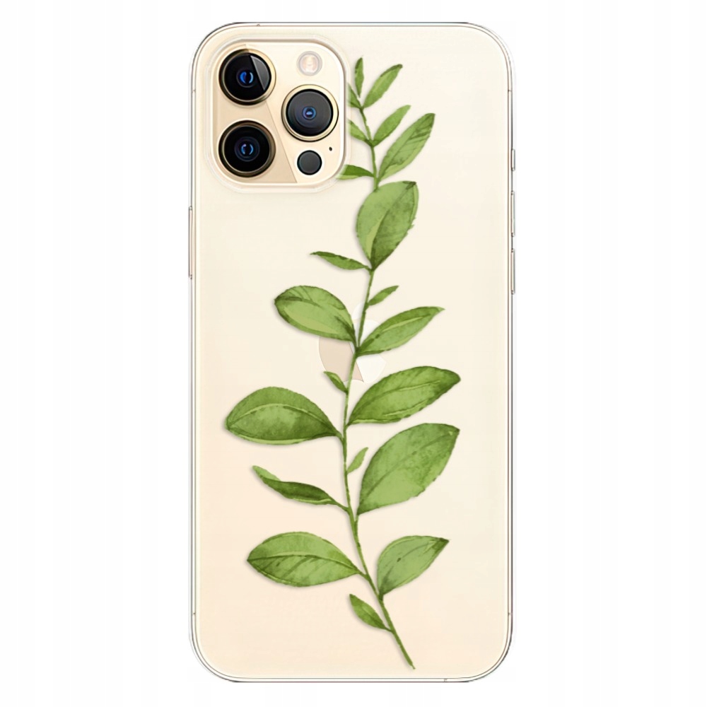 Silikonowe etui iSaprio Green Plant 01 do iPhone 12 Pro Max