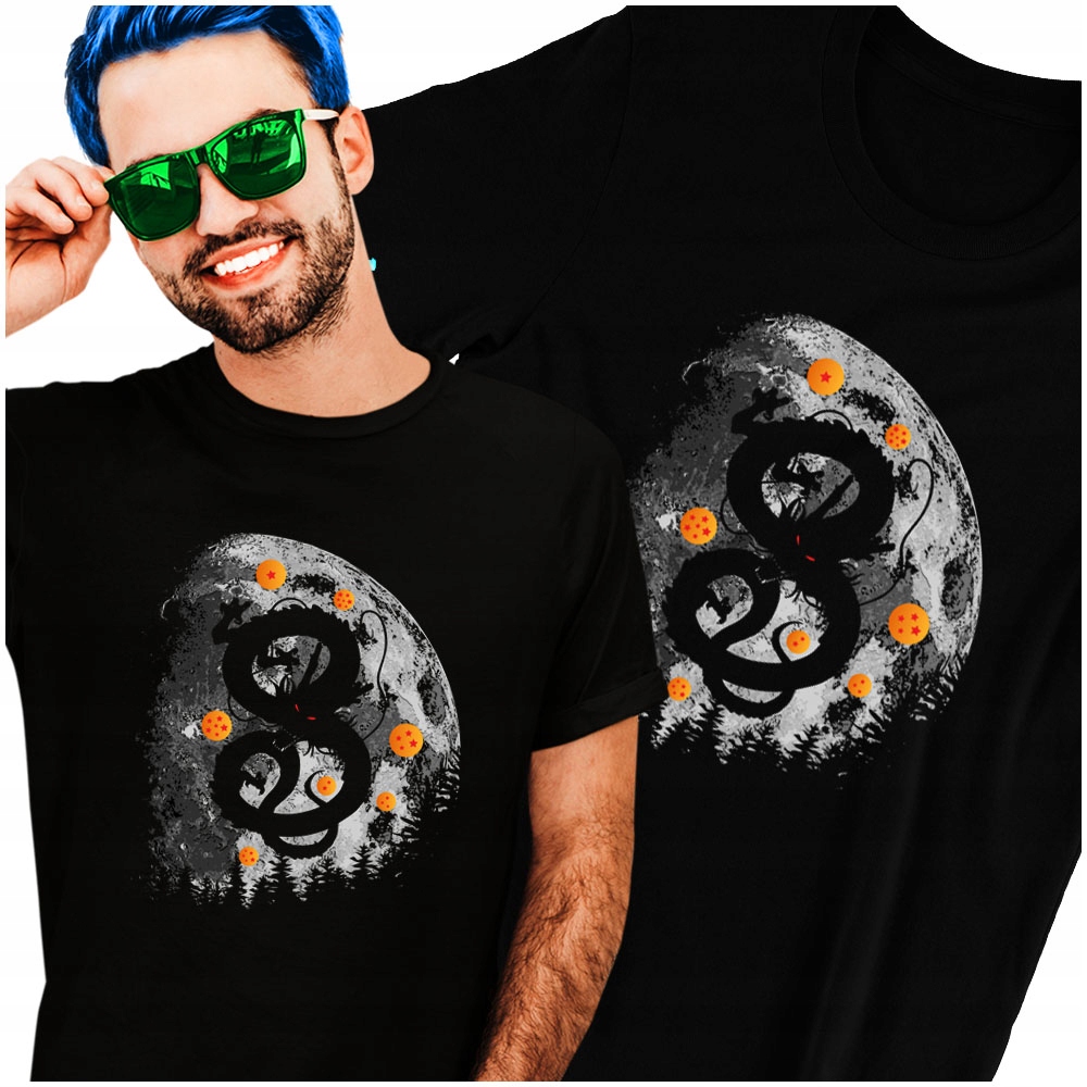 

Koszulka Shenlong Smok Księżyc Dragonball M