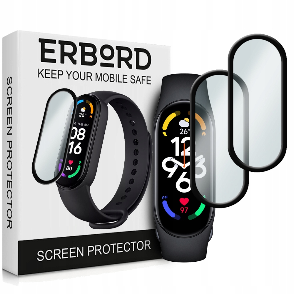

2x Szkło Hybrydowe Erbord Do Xiaomi MI Band 6