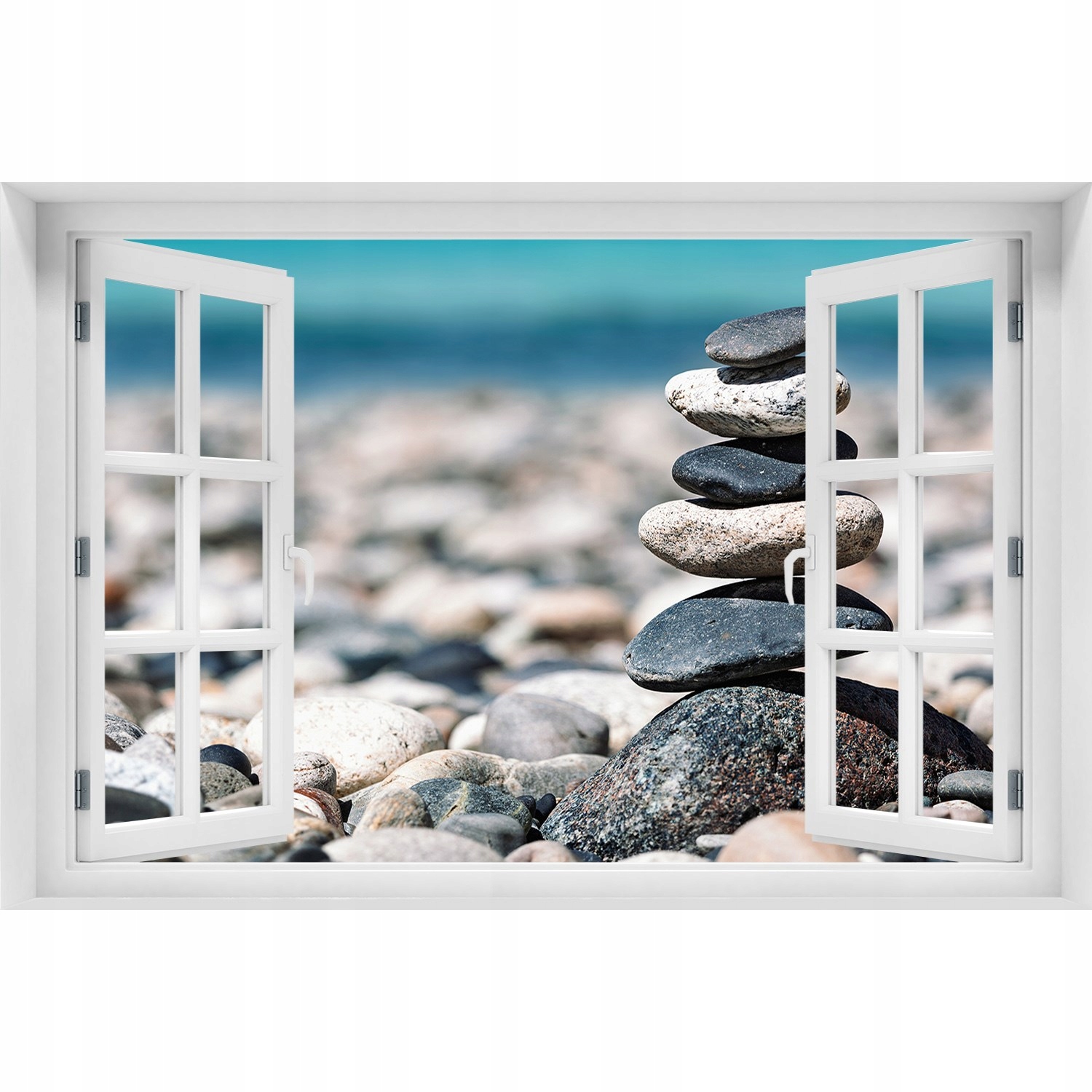 

Naklejka Fototapeta Okno widok Stos kamieni 120x80