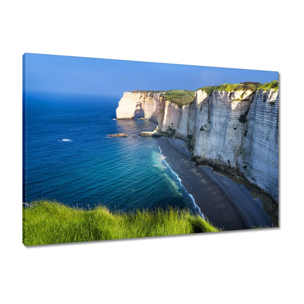 Obrazy 90x60 Etretat francouzské útesy