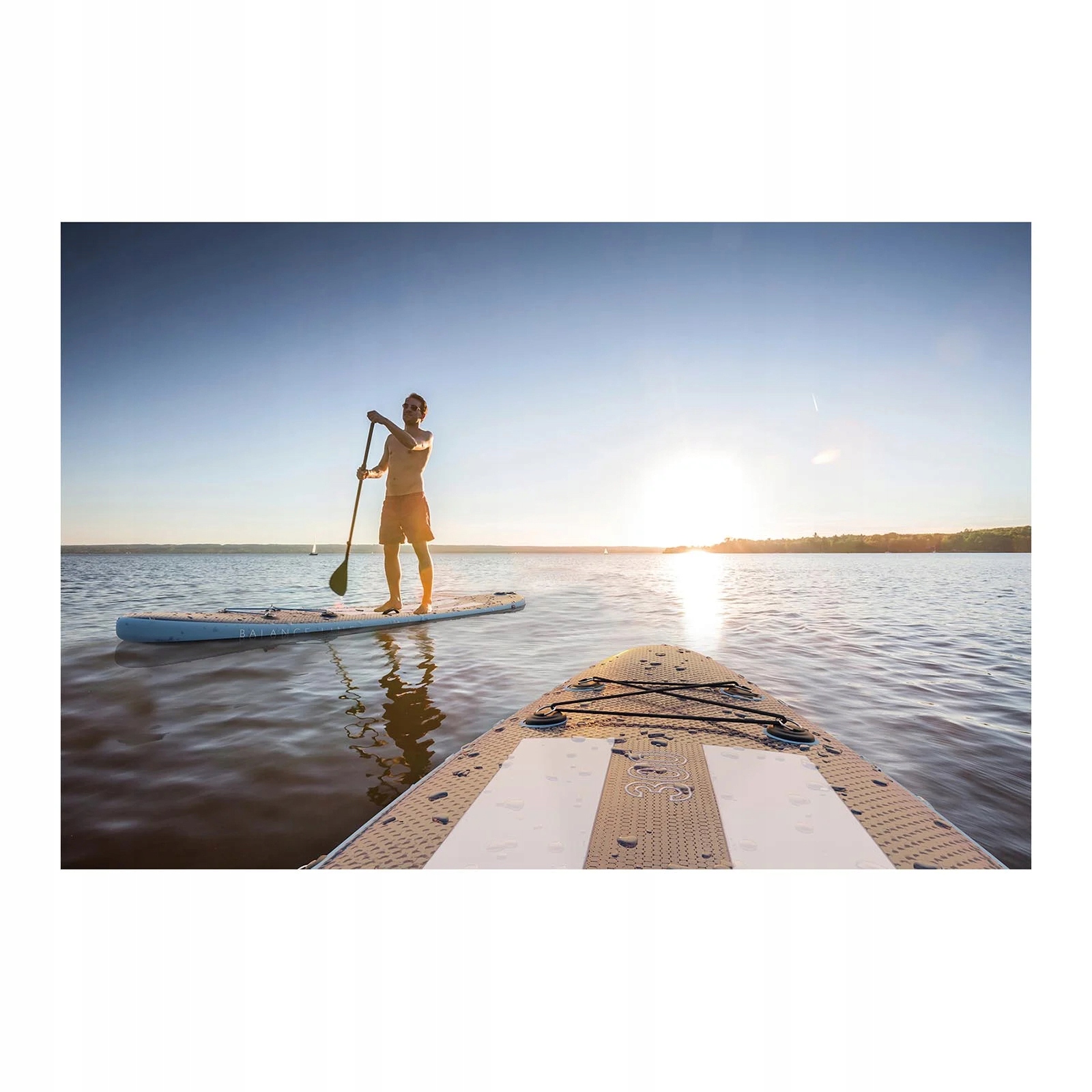 DESKA SUP DMUCHANA 135 kg WZMACNIANA + AKCESORIA Model GR-SPB300