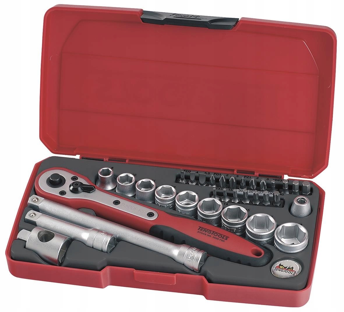 Sada nástrčných kľúčov 3/8 Teng Tools T3834