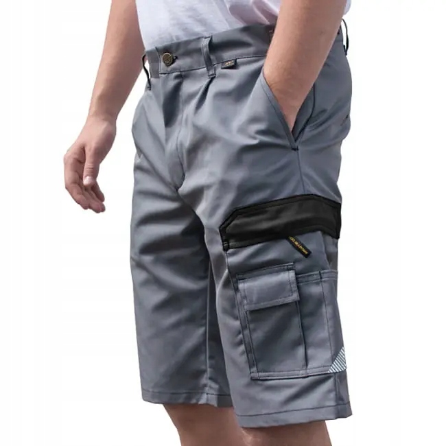 Krátké pracovní kraťasy barva popelavá 50