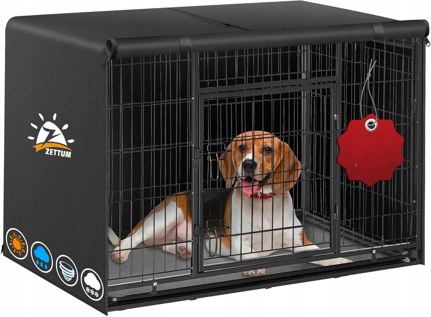 Levně Obal Na Klec Pro Psa Voděodolný, Univerzální, 105 CM, Přikrývka Do Auta