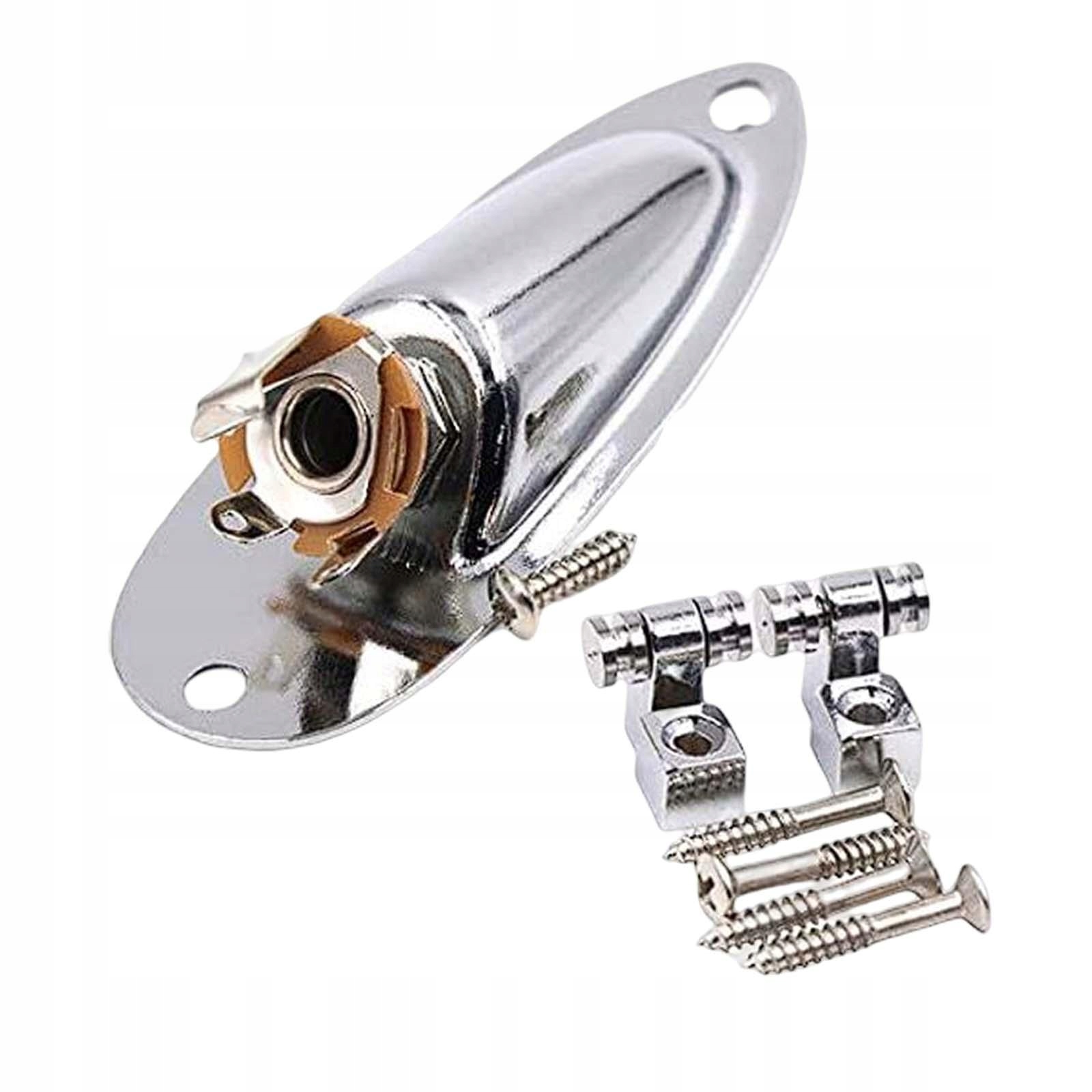 Roller String Tree Loaded Jack Socket Plate Argent Marka bez marki